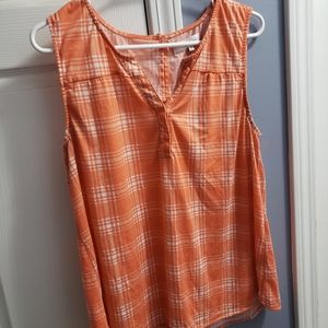 Cute Orange Tank Top. Size 1X
